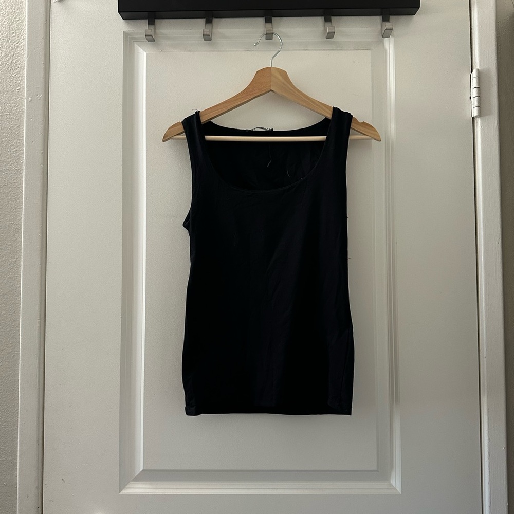 Zara Sleek Black Tank Top